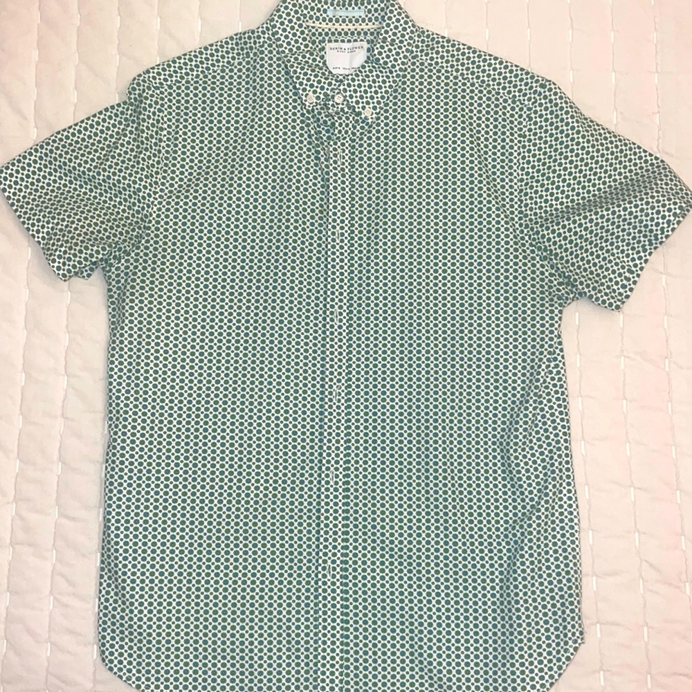 Men’s SS button-Up Shirt M